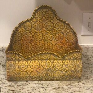 Vintage metal tin 80’s display holder